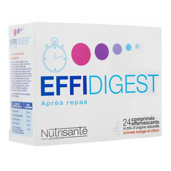 Nutrisanté Effidigest 24 Comprimés Effervescents