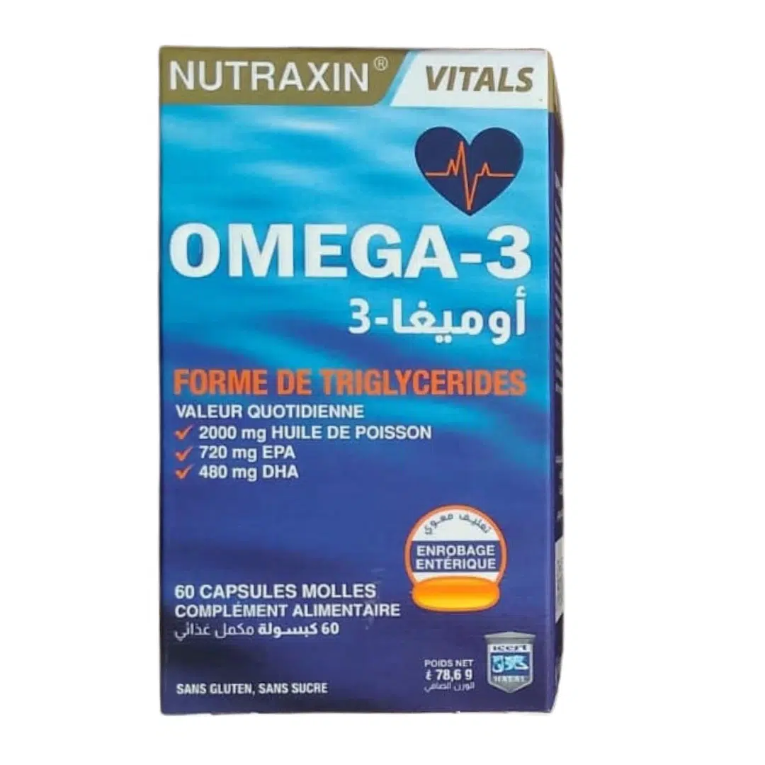 Nutraxin Omega 3 2000mg B/60 Capsules